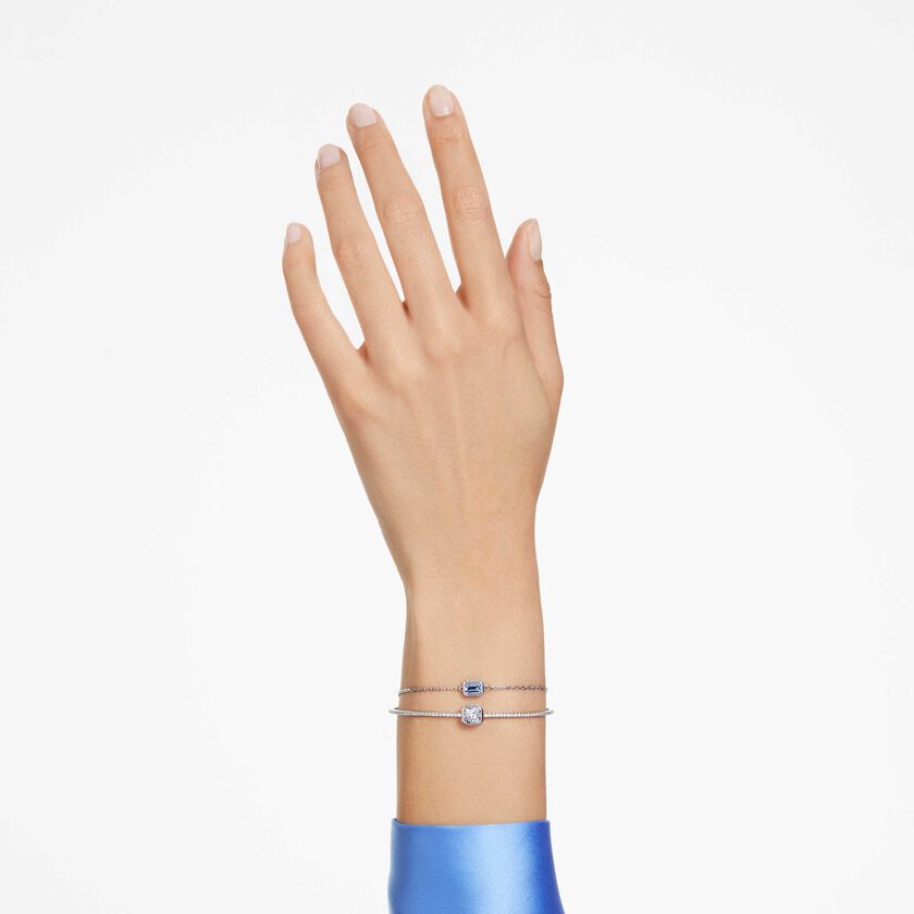 swarovski سوار chroma، قطع متنوع، لون أزرق، طلاء روديوم