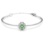 swarovski سوار una angelic، قطع متنوع، لون أخضر، طلاء روديوم