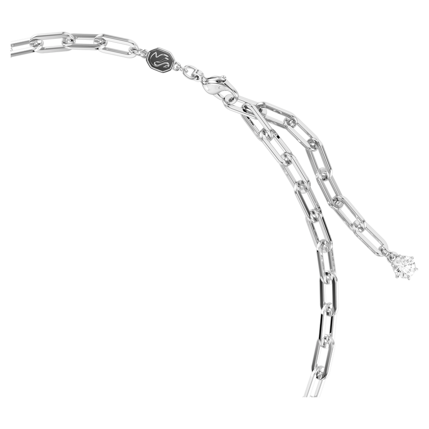 swarovski constella necklace  white  rhodium plated