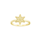 خاتم FIELD على‎ شكل‎ نجمة،‎ ذهبي،‎ بطلاء‎ من‎ الذهب