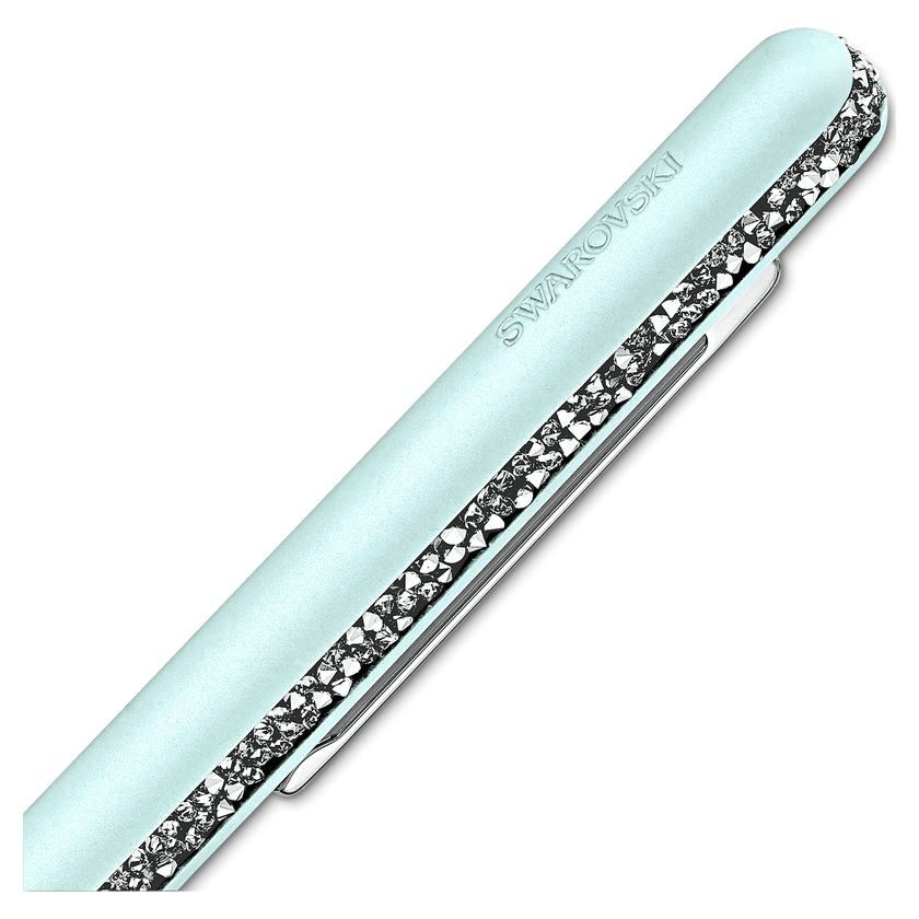 swarovski crystal shimmer ballpoint pen  light green  chromed plated