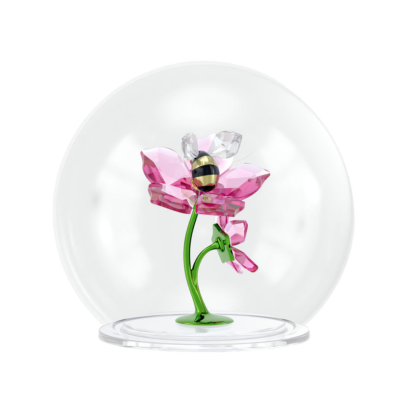 swarovski idyllia glass ball bee and flowers