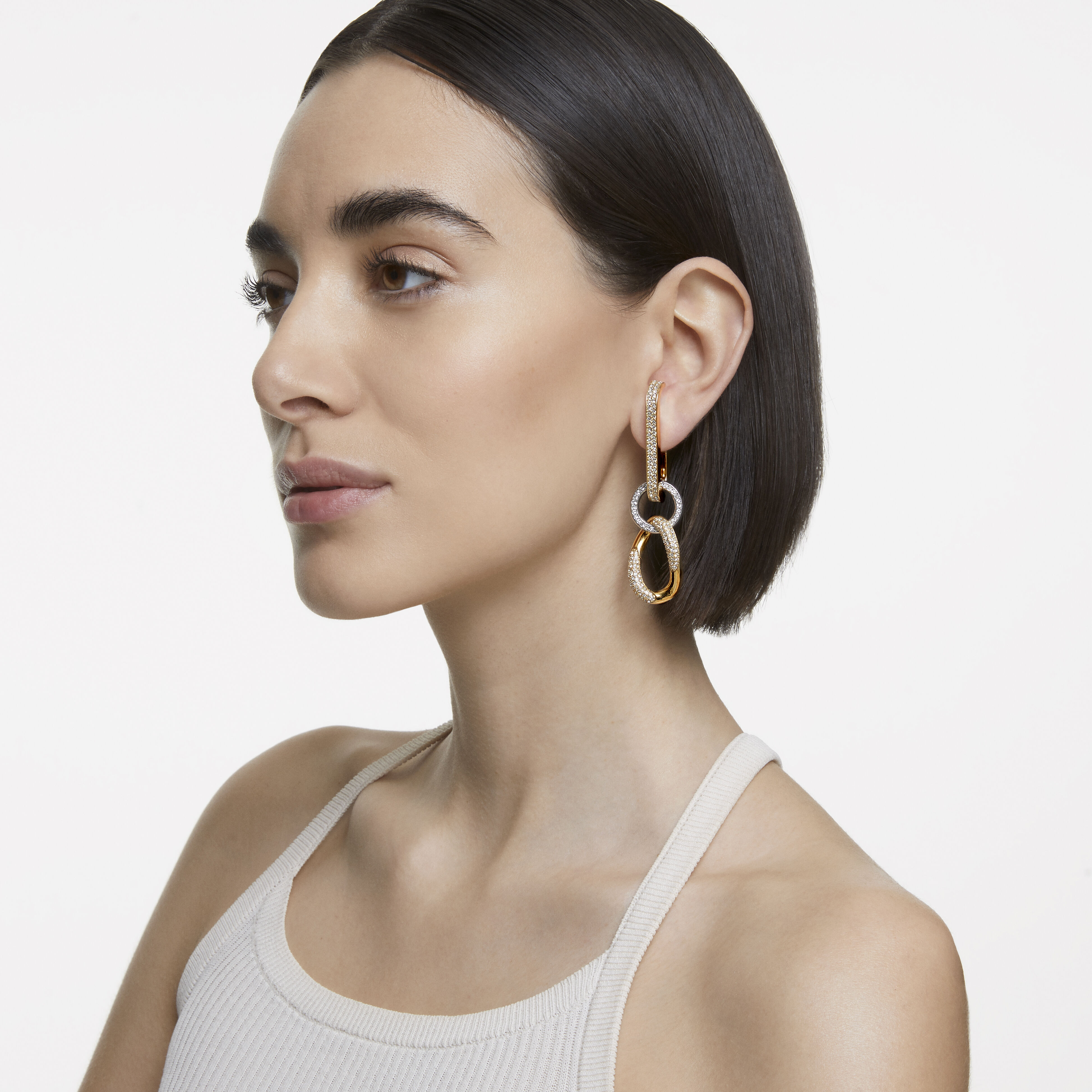 Swarovski chain earrings cheap