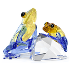 swarovski مجسم ضفدع وطفله من مجموعة idyllia