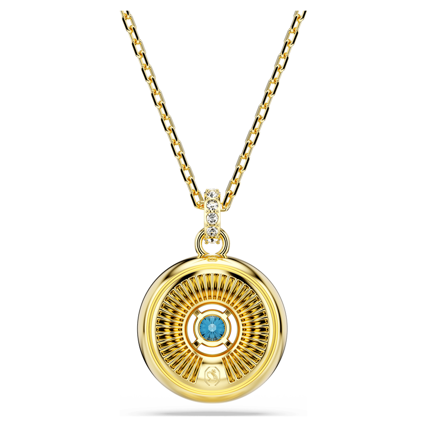 swarovski symbolica pendant  evil eye  small  multicolored  gold tone plated