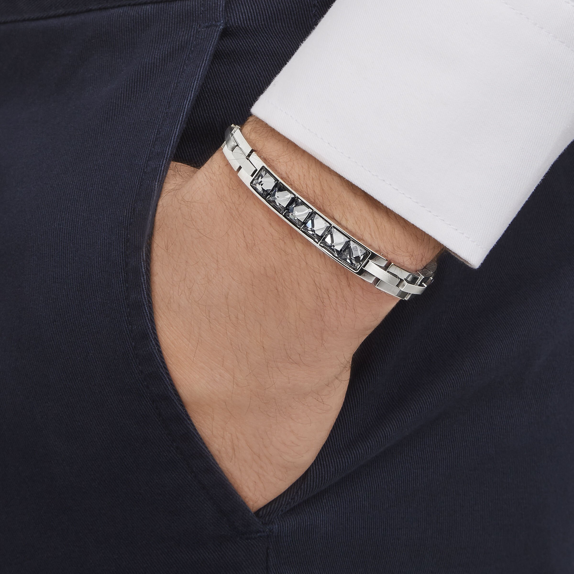 Swarovski mens fire new arrivals bracelet