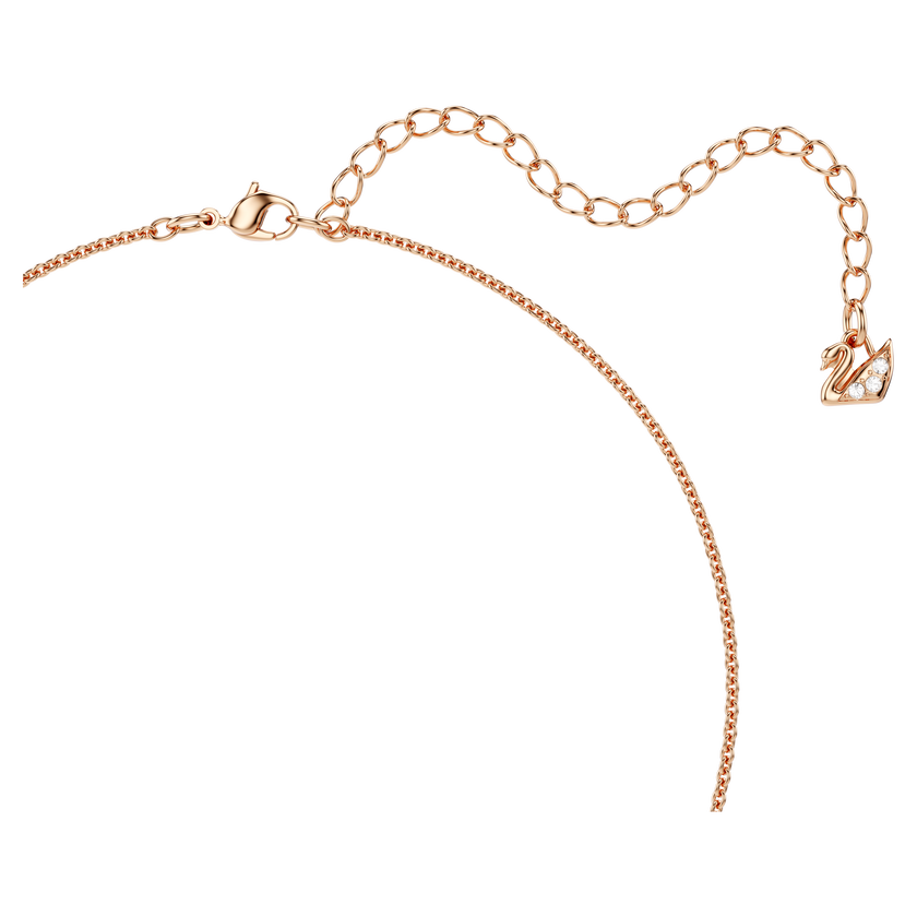 swarovski teddy pendant  bear  pink  rose gold tone plated