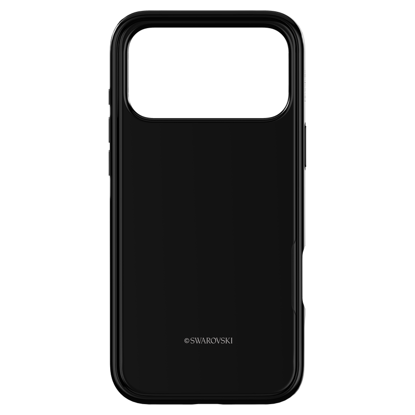 swarovski high smartphone case  iphone  17 pro max  black