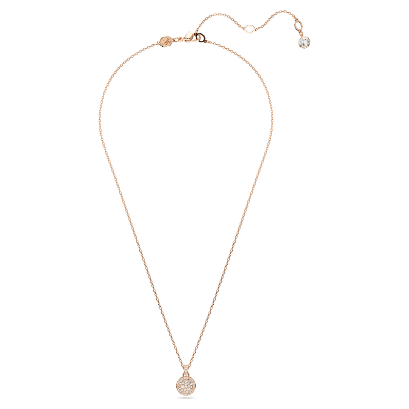 Sublima pendant, White, Rose gold-tone plated | Swarovski Egypt