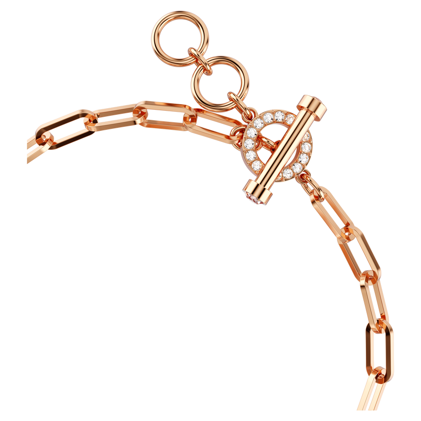 swarovski سوار teddy، لون وردي، طلاء ذهبي وردي