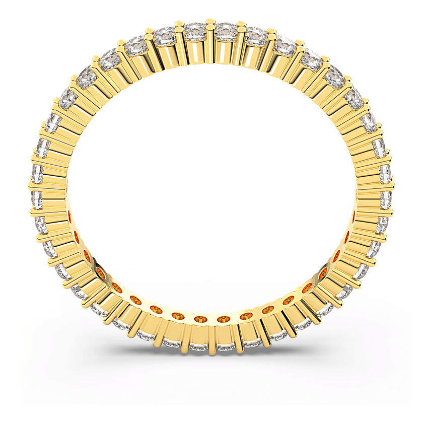 swarovski matrix vittore ring  round cut  white  gold tone finish