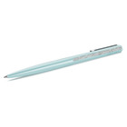 swarovski crystal shimmer ballpoint pen  blue lacquered  chrome plated