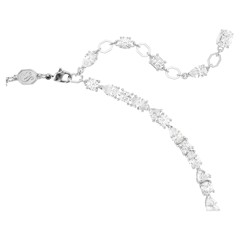 swarovski mesmera set  mixed cuts  white  rhodium plated