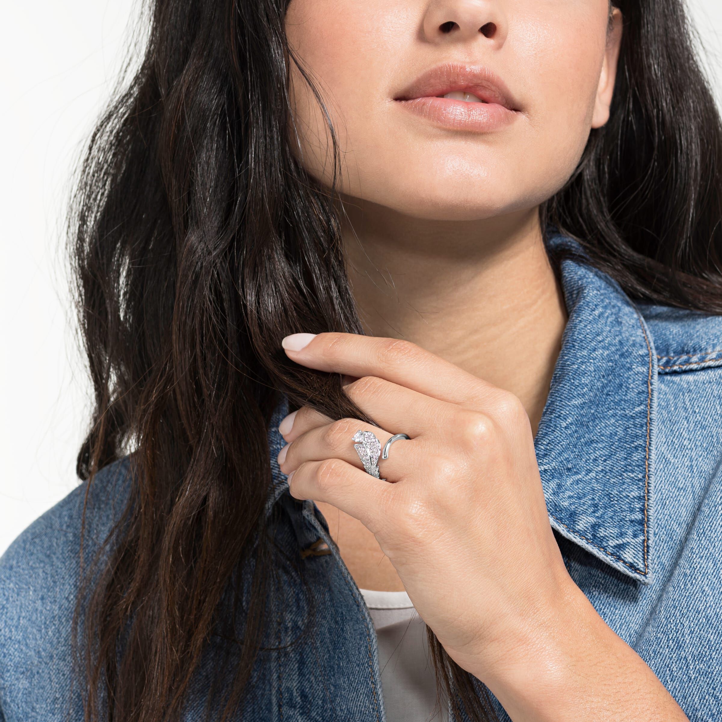 Swarovski nice shop motif ring