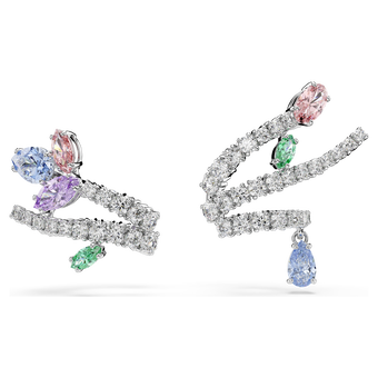 حلية للأذن ariana grande x swarovski، قطع متنوع، ألوان متعددة، طلاء روديوم