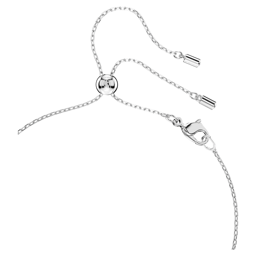 swarovski mesmera set  pear cut  round cut  white  rhodium plated