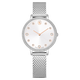 swarovski silver tone