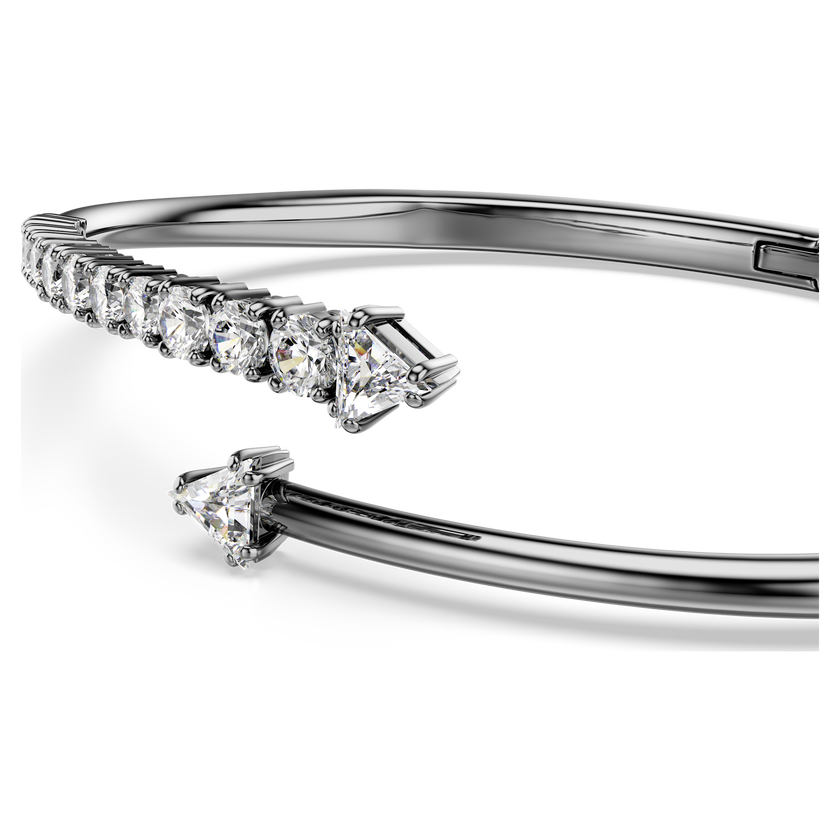 swarovski أسورة sublima، لون أبيض، طلاء روثينيوم