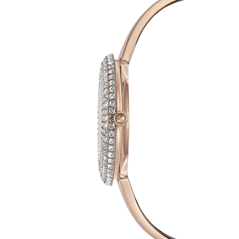lancering Herziening extract Buy Swarovski Crystal Rose Watch, Metal Bracelet, White, Rose-gold tone PVD  | 5484073