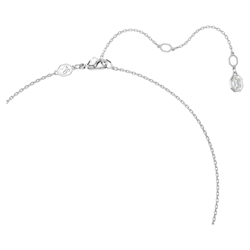 swarovski dextera pendant  pav   white  rhodium plated