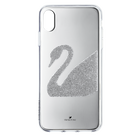 غطاء الهاتف الذكي iPhone® XR ، Swan  ، رمادي
