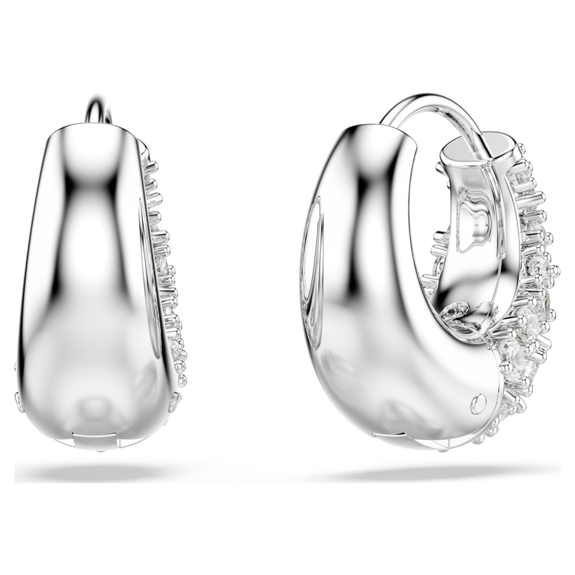 swarovski sublima earrings  white  rhodium plated