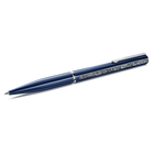 swarovski قلم حبر جاف crystal shimmer glide، لون أزرق، لون أزرق لامع، طلاء كروم