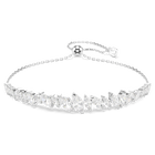 swarovski mesmera bracelet  marquise cut  white  rhodium plated