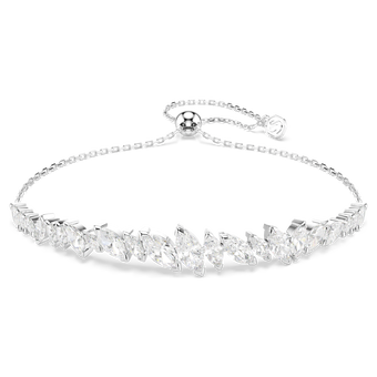 swarovski سوار mesmera، قطع ماركيز، لون أبيض، طلاء روديوم