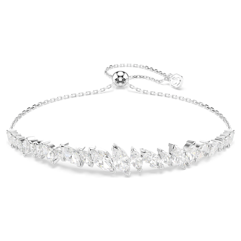 swarovski mesmera bracelet  marquise cut  white  rhodium plated