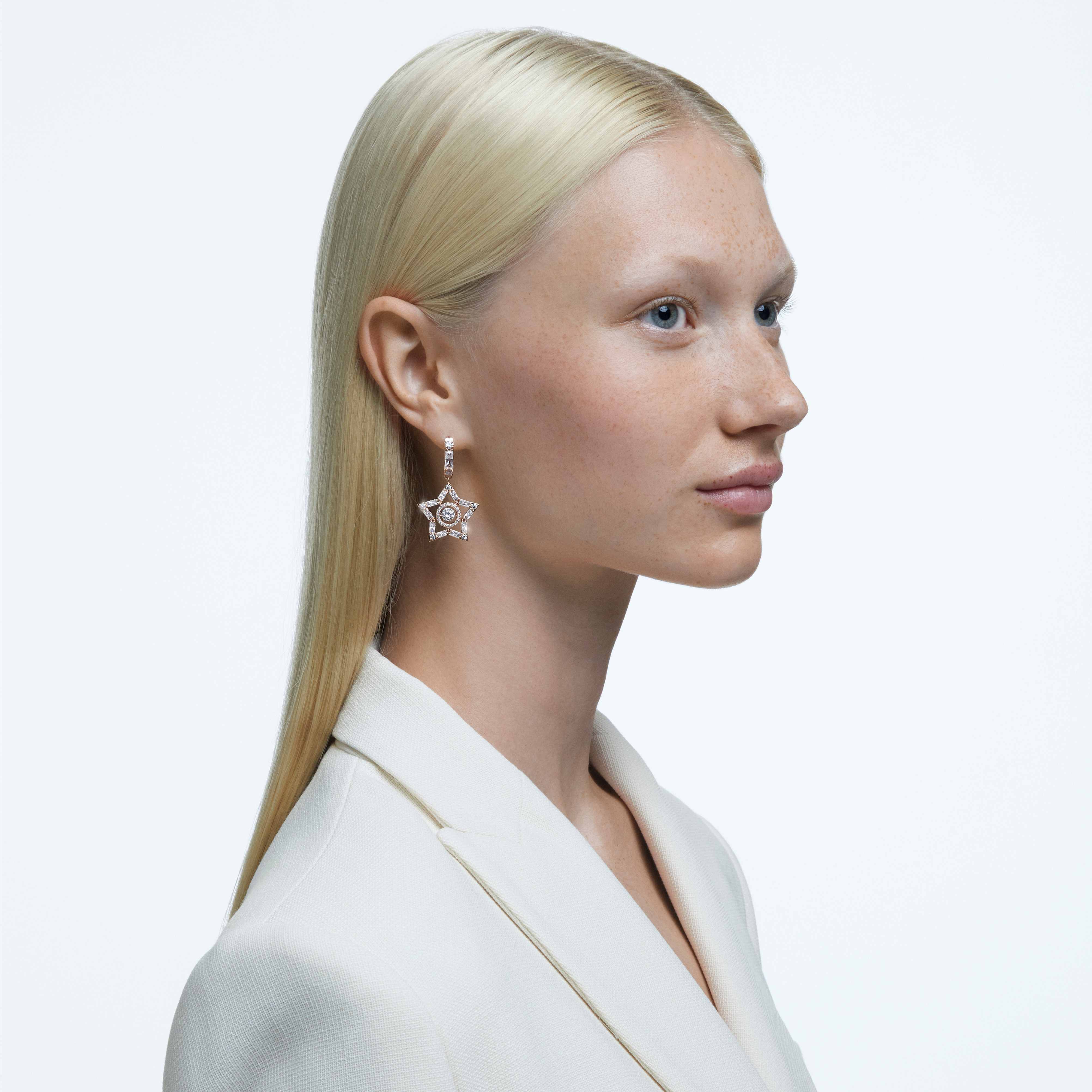 Swarovski fit discount hoop earrings