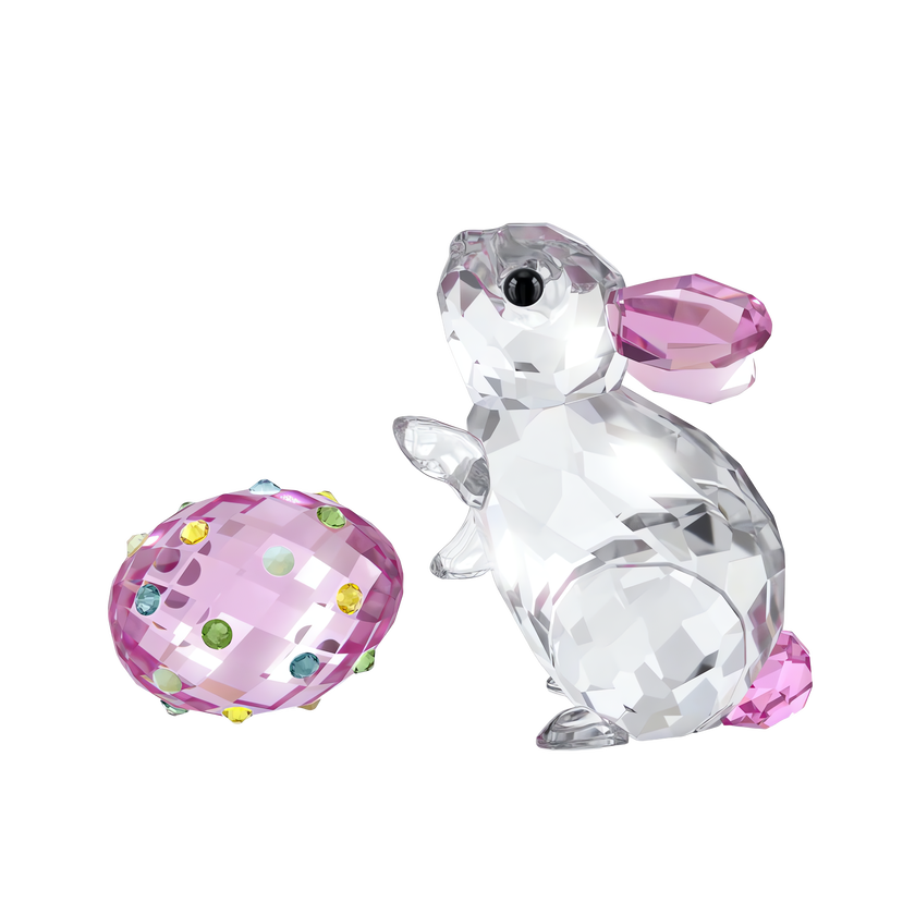 swarovski idyllia rabbit and egg