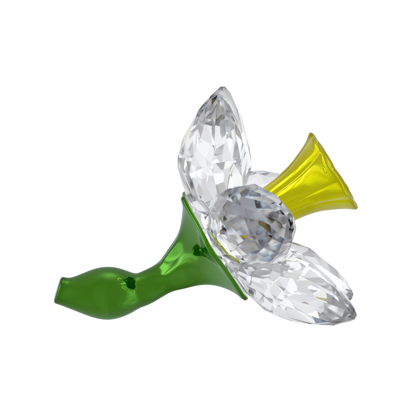 swarovski مجسم زهرة النرجس من مجموعة florere