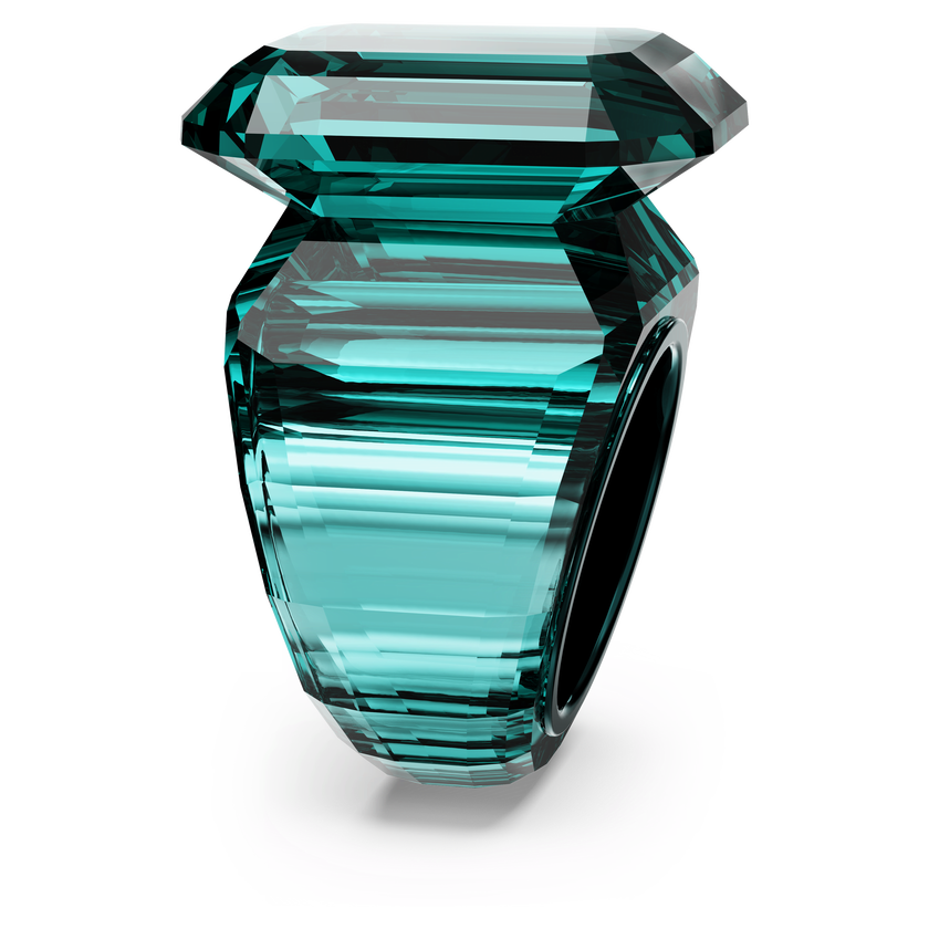 swarovski lucent cocktail ring  green