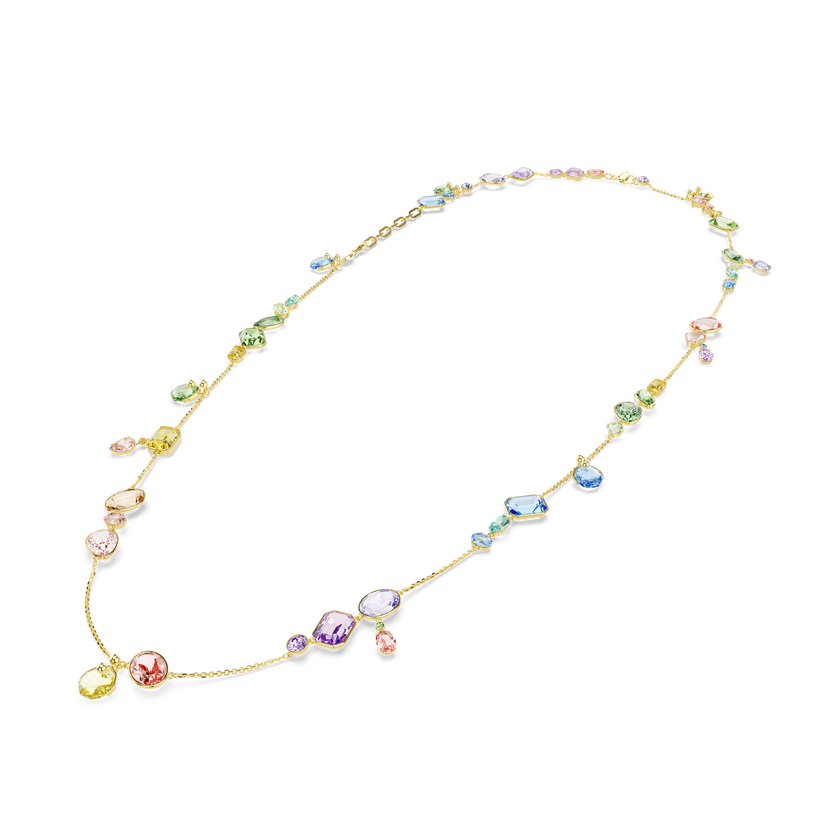 swarovski سلسلة gema، قطع متنوع، ألوان متعددة، لمسة نهائية من الذهب عيار 18 قيراط