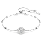 swarovski سوار una angelic، قطع مُستدير، لون أبيض، طلاء روديوم