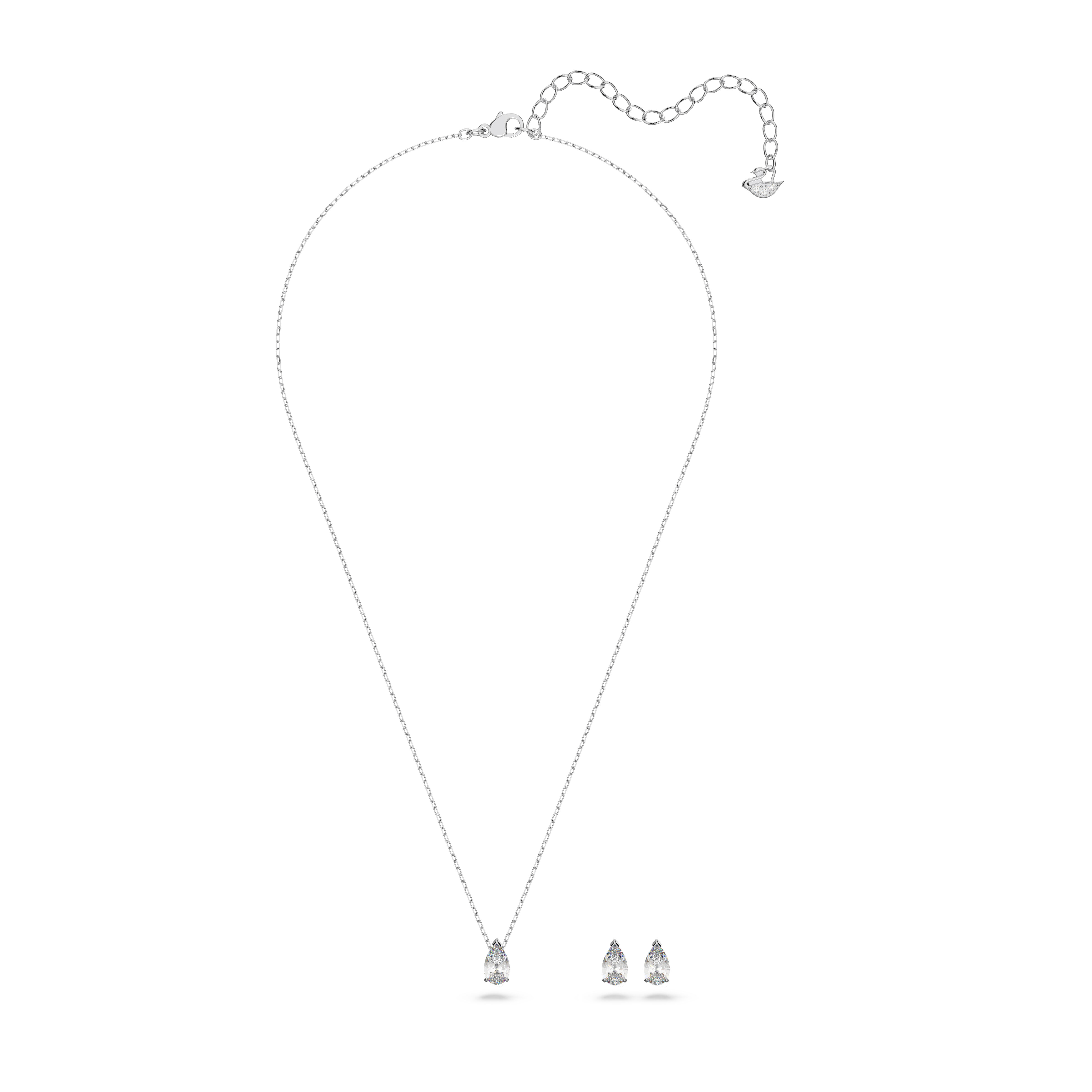 Swarovski attract outlet pear set