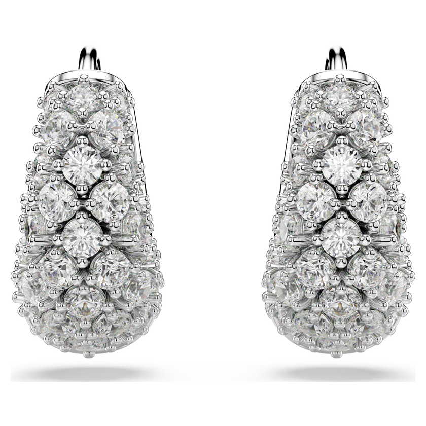 swarovski sublima earrings  white  rhodium plated