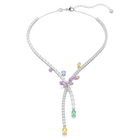 عقد ariana grande x swarovski، قطع متنوع، شكل يعسوب، ألوان متعددة، طلاء روديوم