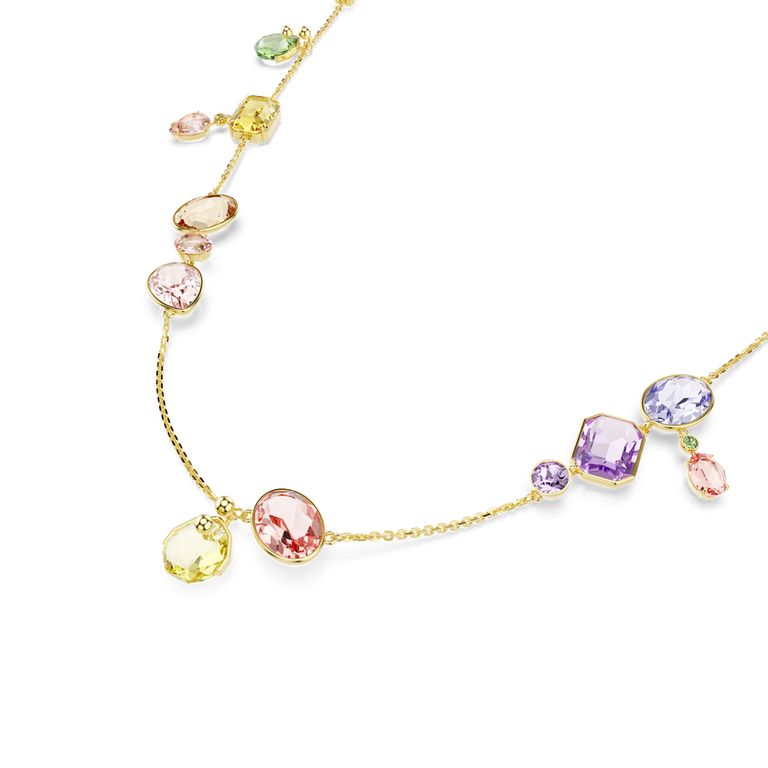swarovski سلسلة gema، قطع متنوع، ألوان متعددة، لمسة نهائية من الذهب عيار 18 قيراط
