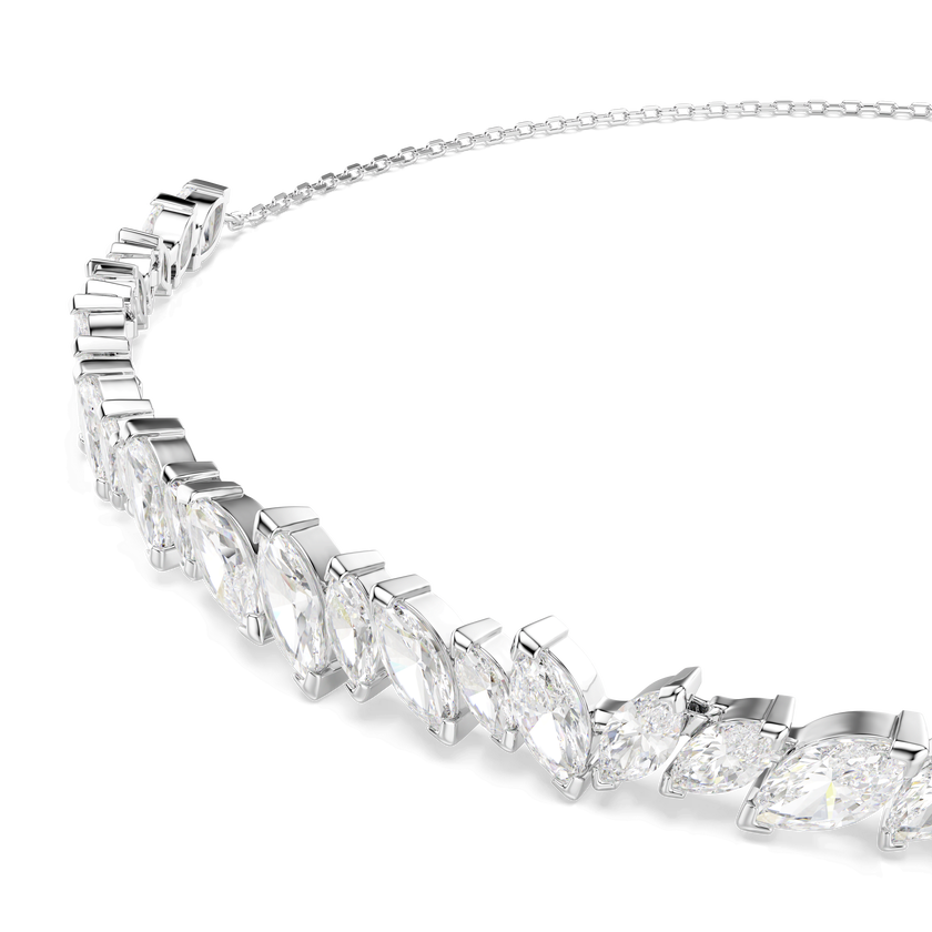 swarovski mesmera choker  marquise cut  white  rhodium plated