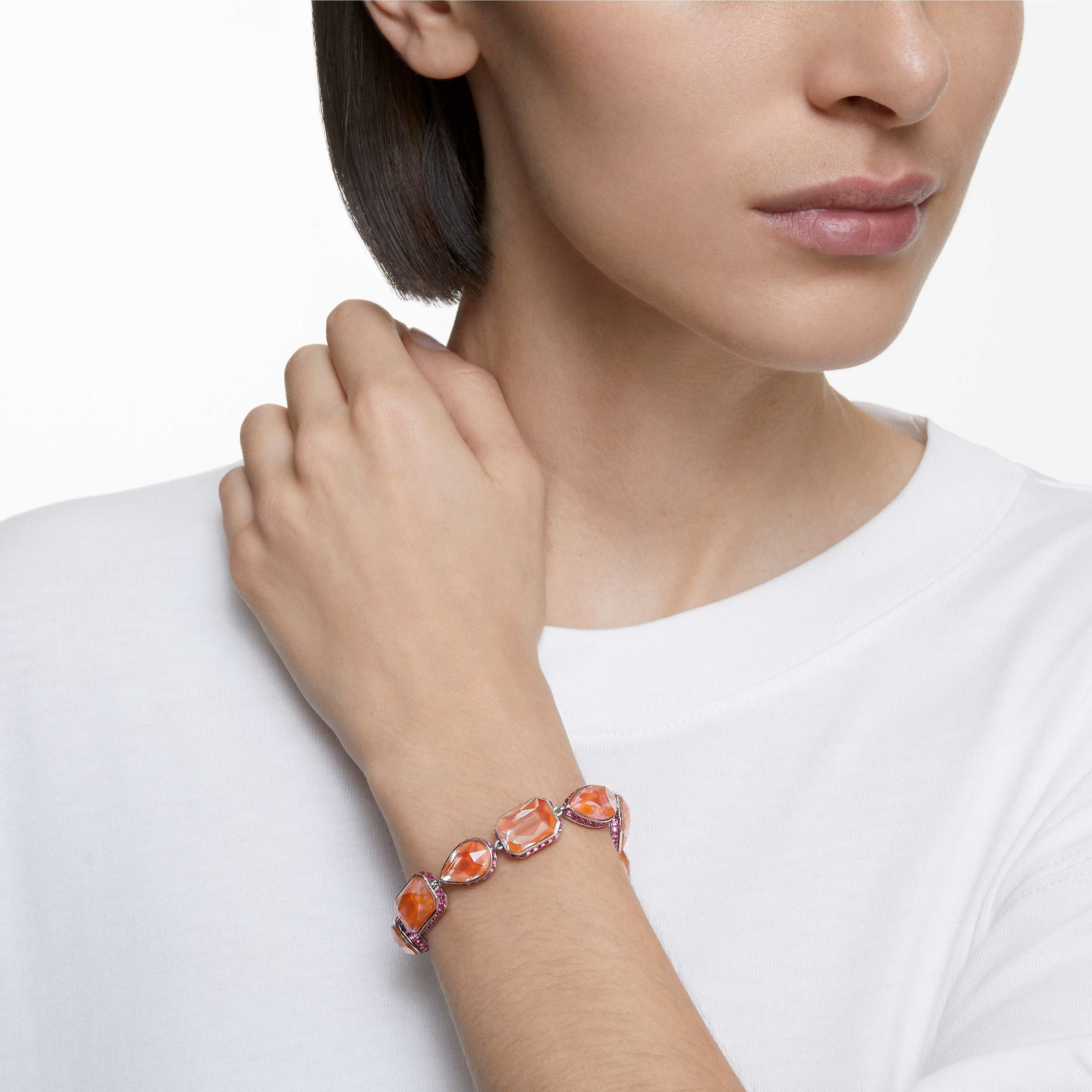 Buy Swarovski Orbita bracelet, Reversible, Mixed cut