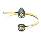 swarovski studiosa bangle  gray  gold tone plated