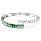 swarovski سوار matrix، قطع متنوع، لون أخضر، طلاء روديوم