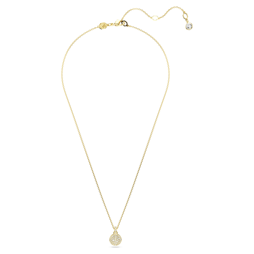 swarovski sublima pendant  white  gold tone plated