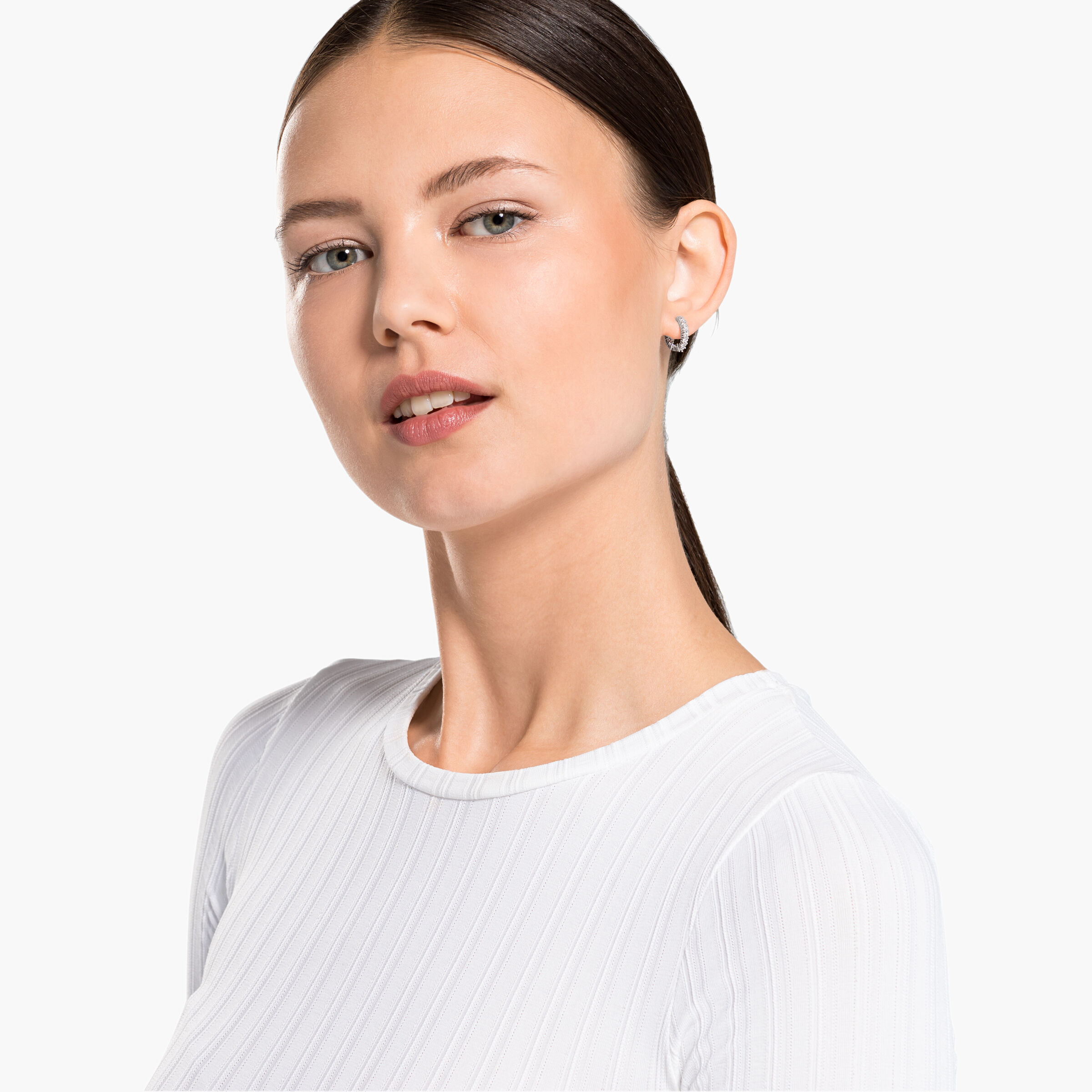 Vittore mini shop hoop earrings