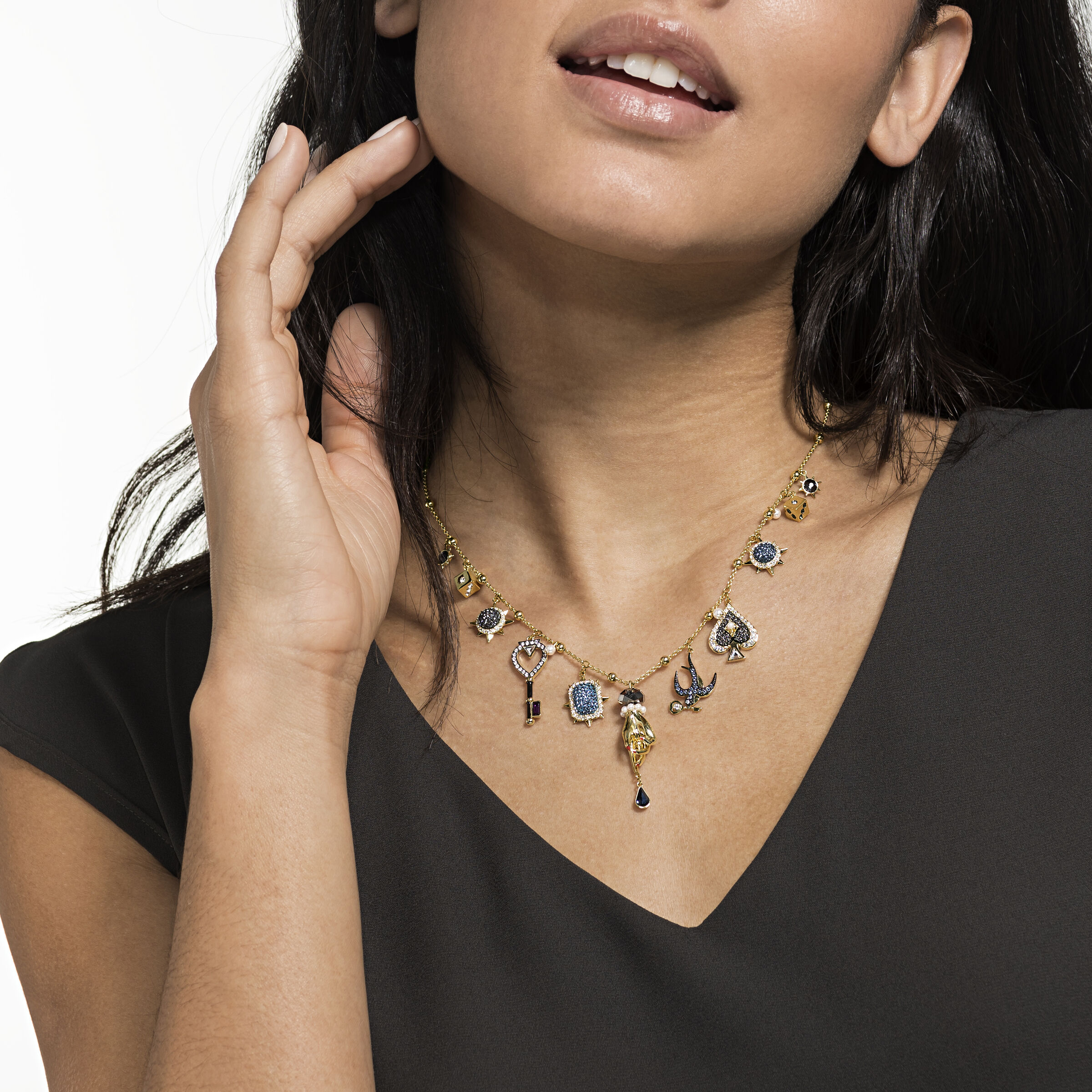Tarot shop necklace swarovski