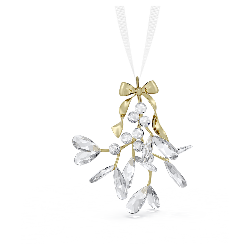swarovski holiday magic mistletoe ornament