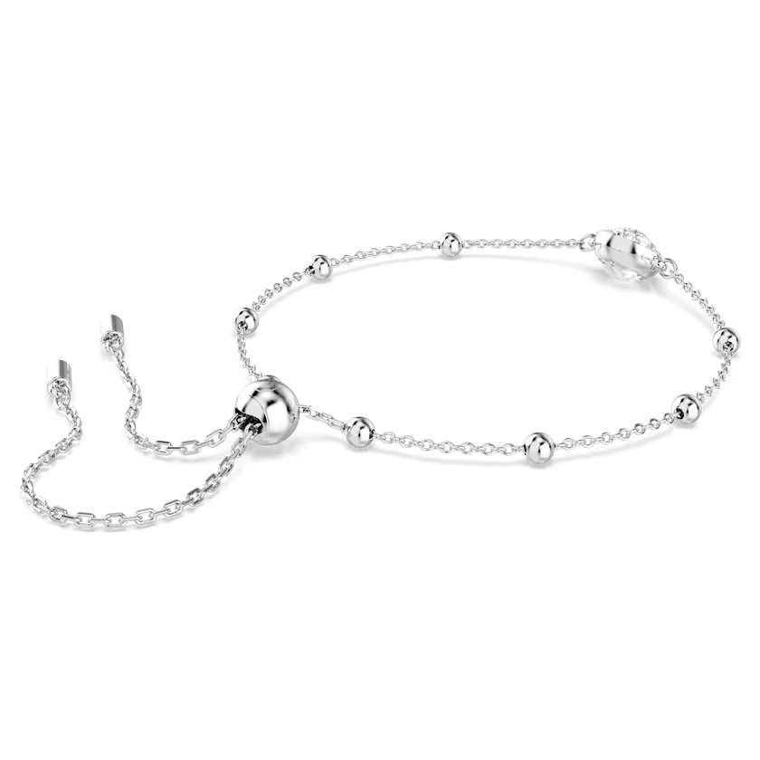 swarovski سوار una angelic، قطع مُستدير، لون أبيض، طلاء روديوم