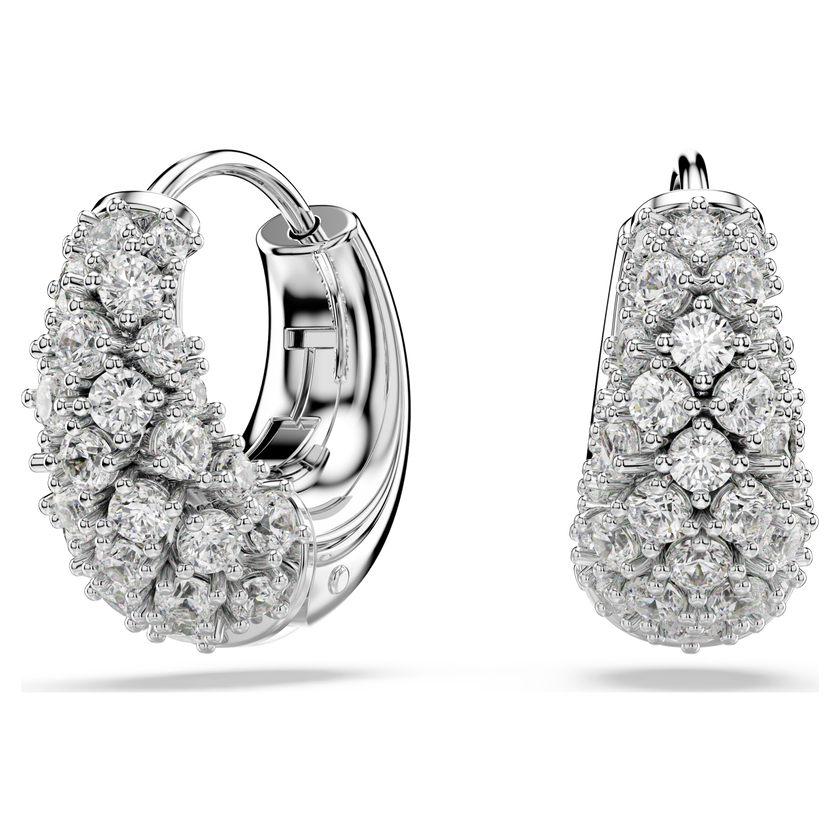 swarovski sublima earrings  white  rhodium plated